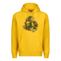 Lemon camouflage and leopard patch  3 Premium Hoodie - BundleAndBundleShop