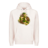 Pale Pink camouflage and leopard patch  3 Premium Hoodie - BundleAndBundleShop