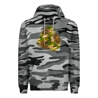 Slate Camo camouflage and leopard patch  3 Premium Hoodie - BundleAndBundleShop