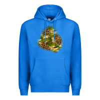 True Royal camouflage and leopard patch  3 Premium Hoodie - BundleAndBundleShop