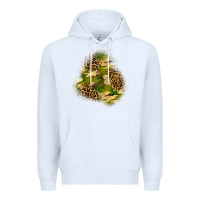 White camouflage and leopard patch  3 Premium Hoodie - BundleAndBundleShop
