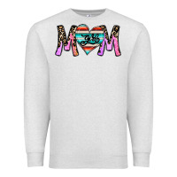 Oatmeal Heather girl mom Premium Sweatshirt - CowhideDigitalArt