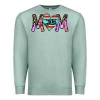 Seafoam girl mom Premium Sweatshirt - CowhideDigitalArt