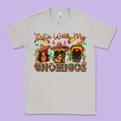 Fiesta With My Gnomigos Classic Tee Designed By Texasbilliewilder
