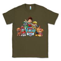 Army Green Paw GIFT Patrol  11 Classic Tee - lanVoArt