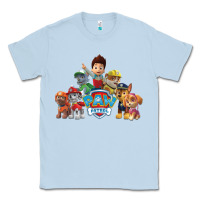 Dusty Blue Paw GIFT Patrol  11 Classic Tee - lanVoArt
