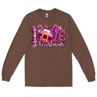 Chestnut love christmas pink Long Sleeve Tee - CowGirlArtShop