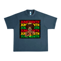 Midnight Navy juneteenth cute kid Urban Heavy Tee - TumblerDesignByShophia