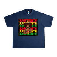 Navy juneteenth cute kid Urban Heavy Tee - TumblerDesignByShophia