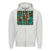 Longhorn Pattern Zipper Hoodie | Teevron