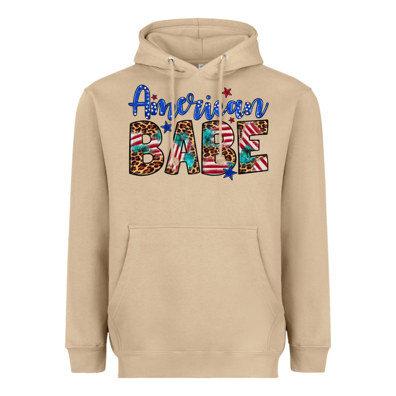 American Babe Heavyweight Hoodie by Artiststas | Teevron
