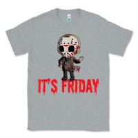 Heather Grey Funny Friday 13th Funny Halloween Horror Classic Tee - lanVoArt