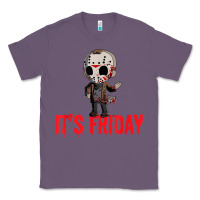 Lavender Funny Friday 13th Funny Halloween Horror Classic Tee - lanVoArt