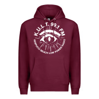 Burgundy kult radio fm gta Premium Hoodie - lanVoArt