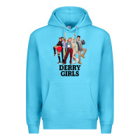 Ocean Blue Lover Gifts Derry Girls Gift For Movie Fans Premium Hoodie - lanVoArt