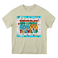Mossy birthday boy to level up Heavy Core Tee - JahusDesignShop