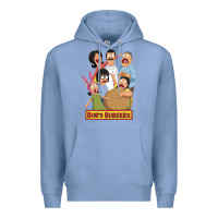 Colony Blue bobs family portrait Premium Hoodie - lanVoArt