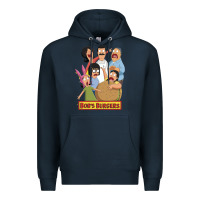 Navy bobs family portrait Premium Hoodie - lanVoArt
