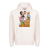 Pale Pink bobs family portrait Premium Hoodie - lanVoArt