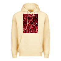 Pina Colada red glitter party sequins Premium Hoodie - lanVoArt