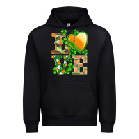 Black st.patricks nurse love heart stethoscope Urban Hoodie - BarkalooDesign