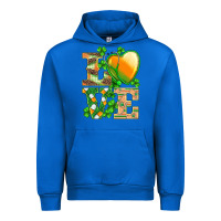 Cobalt st.patricks nurse love heart stethoscope Urban Hoodie - BarkalooDesign