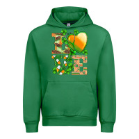 Emerald st.patricks nurse love heart stethoscope Urban Hoodie - BarkalooDesign