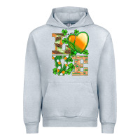 Heather Grey st.patricks nurse love heart stethoscope Urban Hoodie - BarkalooDesign