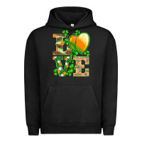 Pigment Black st.patricks nurse love heart stethoscope Urban Hoodie - BarkalooDesign