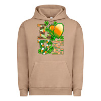 Pigment Burro st.patricks nurse love heart stethoscope Urban Hoodie - BarkalooDesign