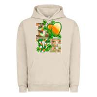 Pigment French Oak st.patricks nurse love heart stethoscope Urban Hoodie - BarkalooDesign