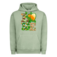 Pigment Oil Green st.patricks nurse love heart stethoscope Urban Hoodie - BarkalooDesign