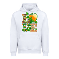White st.patricks nurse love heart stethoscope Urban Hoodie - BarkalooDesign