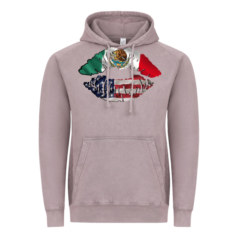 Mexico Usa Lips Vintage Hoodie by TumblerDesignByShophia | Teevron