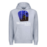 Heather Grey 1886 Crescent Hotel Eureka Springs Arkansas USA Halloween Haunted Bat  Premium Hoodie - lanVoArt