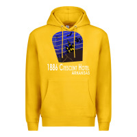 Lemon 1886 Crescent Hotel Eureka Springs Arkansas USA Halloween Haunted Bat  Premium Hoodie - lanVoArt
