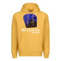 Mustard 1886 Crescent Hotel Eureka Springs Arkansas USA Halloween Haunted Bat  Premium Hoodie - lanVoArt