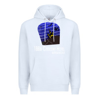 White 1886 Crescent Hotel Eureka Springs Arkansas USA Halloween Haunted Bat  Premium Hoodie - lanVoArt