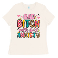Bone bad bitch with bad anxiety Ladies Tee - Artiststas