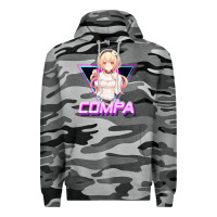 Slate Camo hyperdimension neptunia (compa aesthetic) Premium Hoodie - lanVoArt