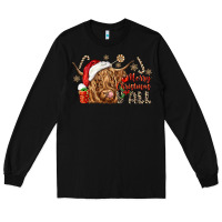 Black merry christmas yall Long Sleeve Tee - CowGirlArtShop
