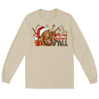 Mushroom merry christmas yall Long Sleeve Tee - CowGirlArtShop