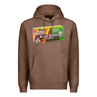 Old School Fruit Stripe Gum Premium Hoodie | Teevron