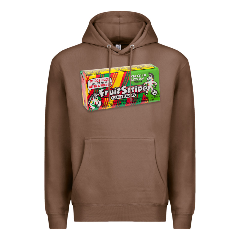 Old School Fruit Stripe Gum Premium Hoodie by lanVoArt | Teevron