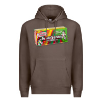 Coffee old school fruit stripe gum Premium Hoodie - lanVoArt
