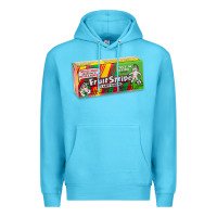 Ocean Blue old school fruit stripe gum Premium Hoodie - lanVoArt