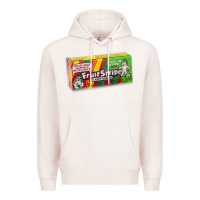 Pale Pink old school fruit stripe gum Premium Hoodie - lanVoArt