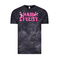 Cloud Black Breast Cancer hair stylist Vintage Tee - texasbilliewilder