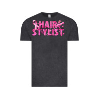 Vintage Black Breast Cancer hair stylist Vintage Tee - texasbilliewilder