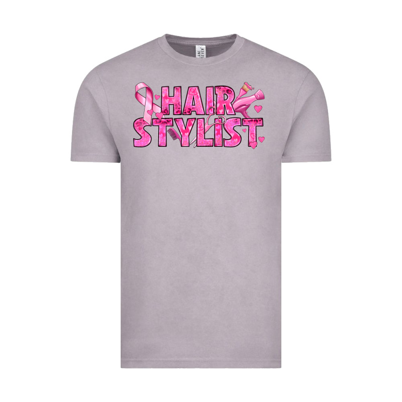 Breast Cancer Hair Stylist Vintage Tee by texasbilliewilder | Teevron